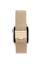 Load image into Gallery viewer, Apple Watch® Strap Pressed Mesh Gold
