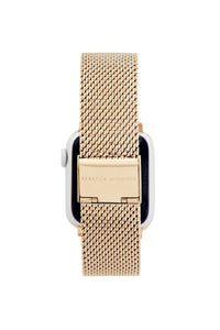 Apple Watch® Strap Pressed Mesh Gold