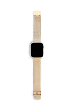 Load image into Gallery viewer, Apple Watch® Strap Pressed Mesh Gold
